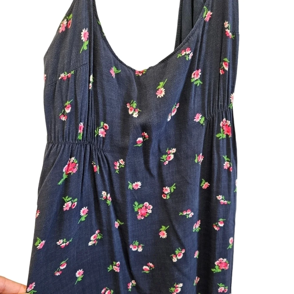 Abercrombie & Fitch Blue Floral Maxi Dress